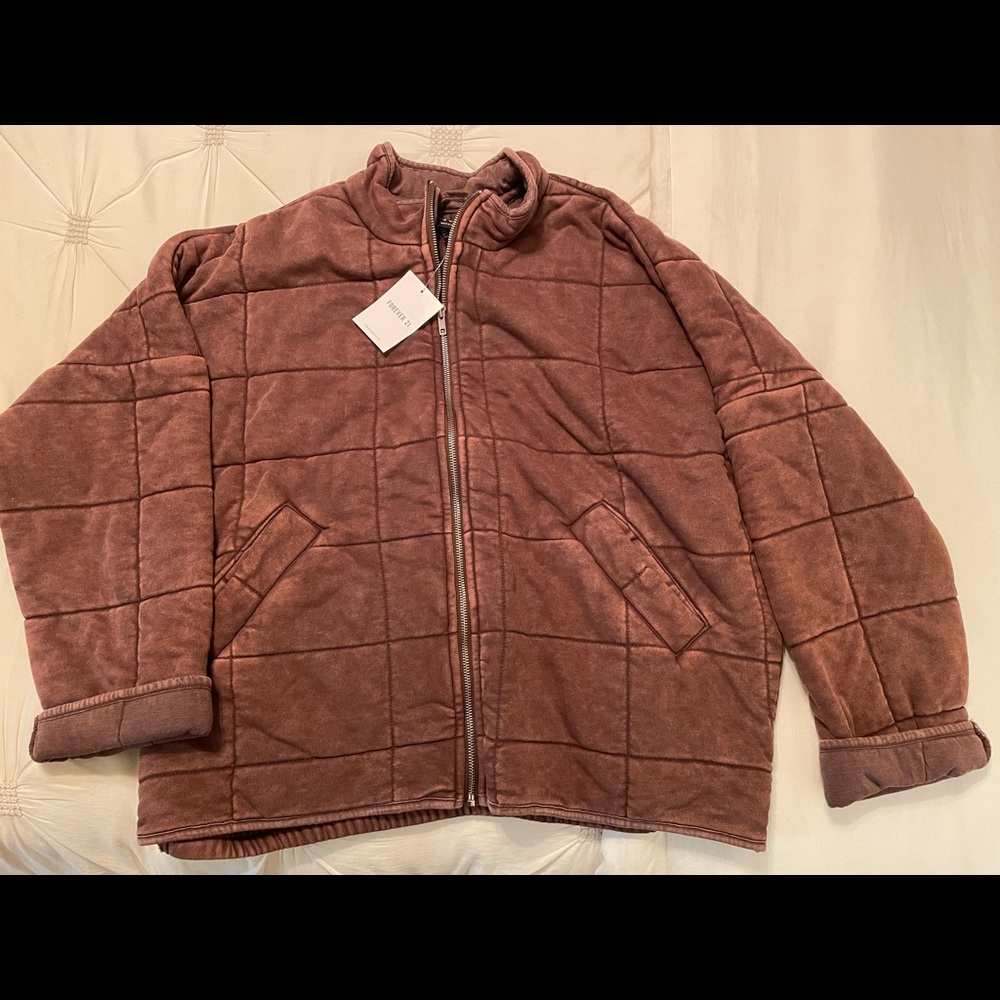 NEW FOREVER 21 QUILTED JACKET-SIZE SMALL